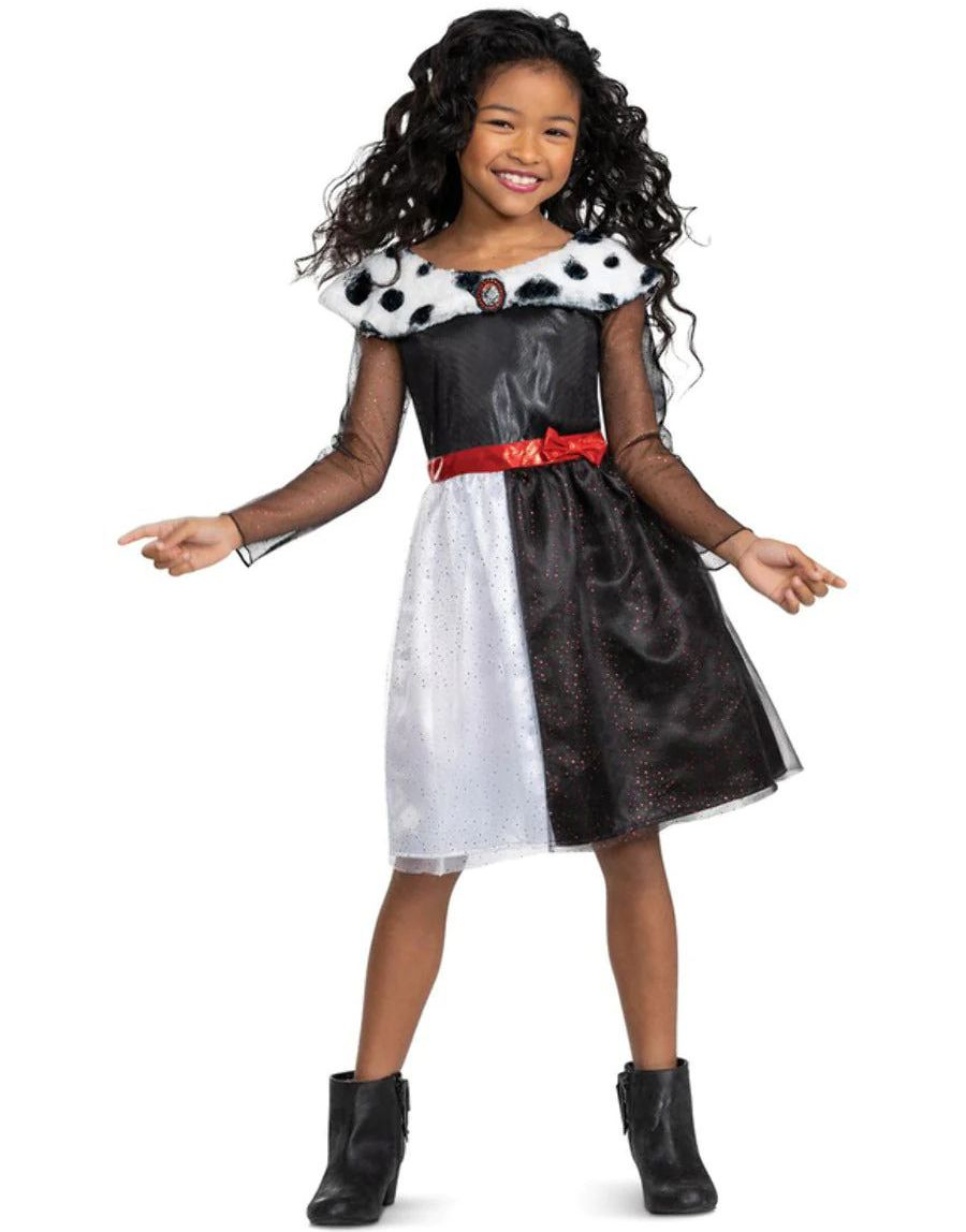 Licensierad Cruella de Vil-dräkt för barn