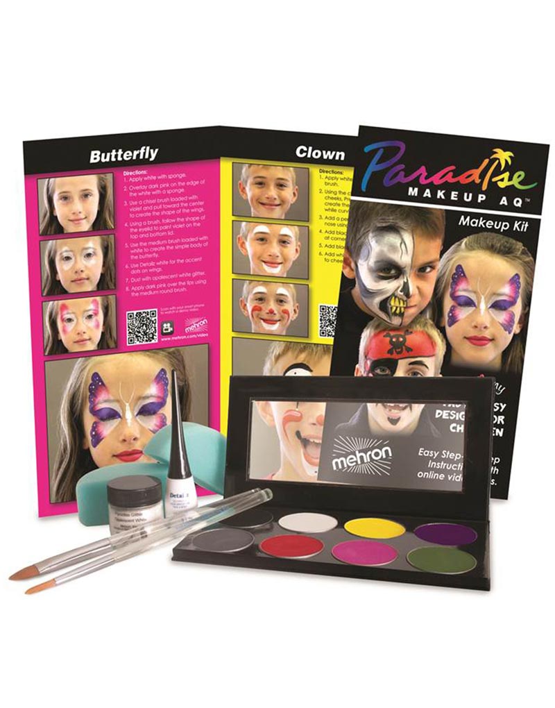 Face Painting Premium Makeup Kit - Komplett Mehron Sminkkit!