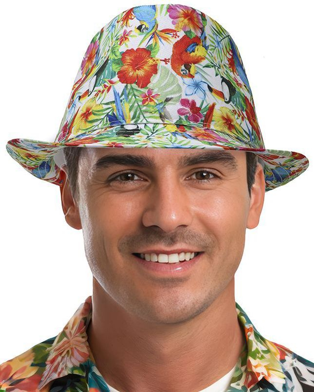 Bøttehatt Med Tropiskt Tema