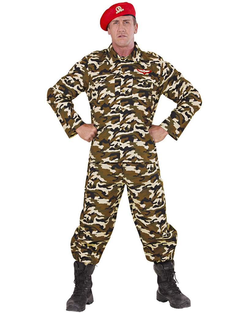 Militärsoldat Maskeraddräkt