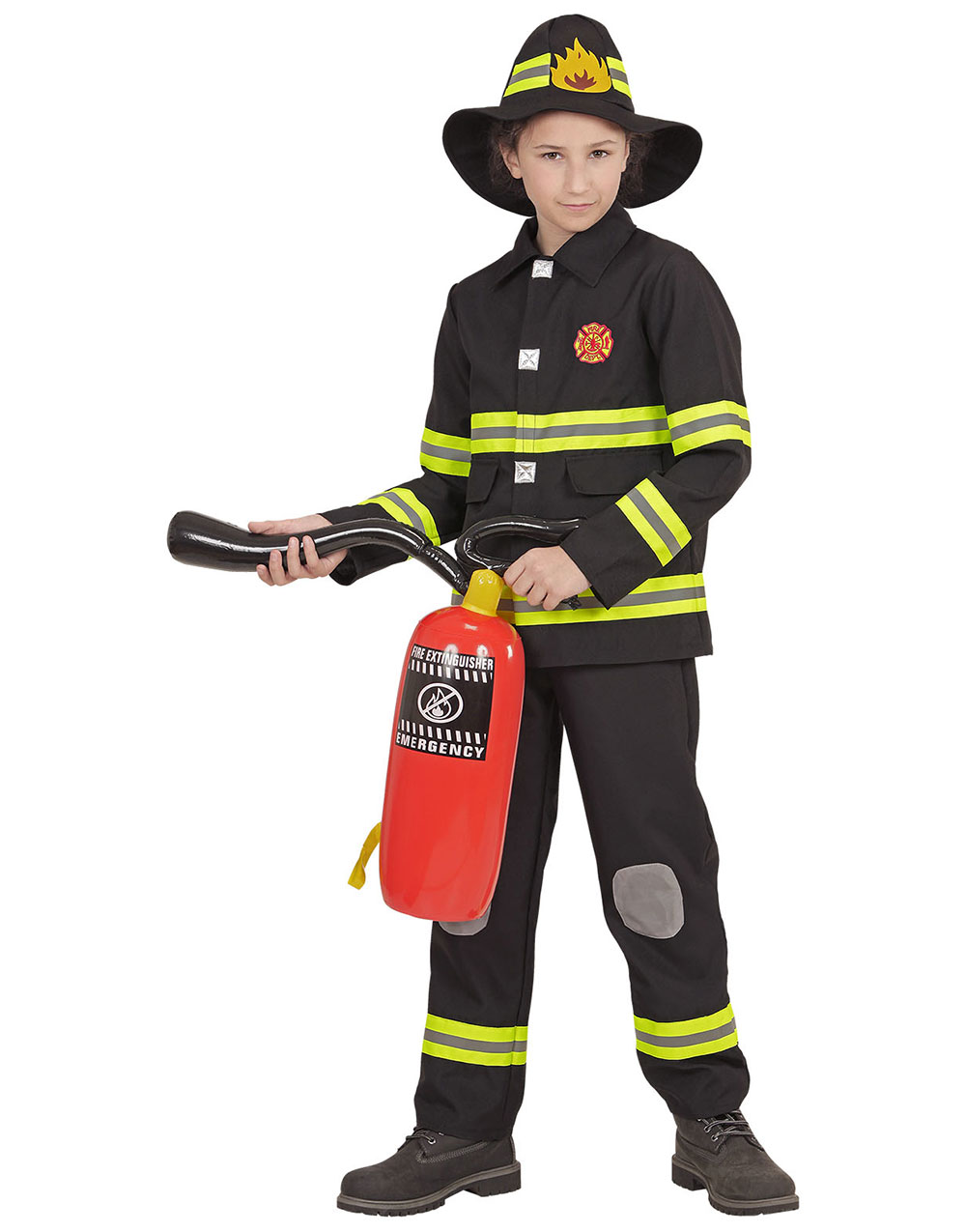 Svart Brandmansdräkt