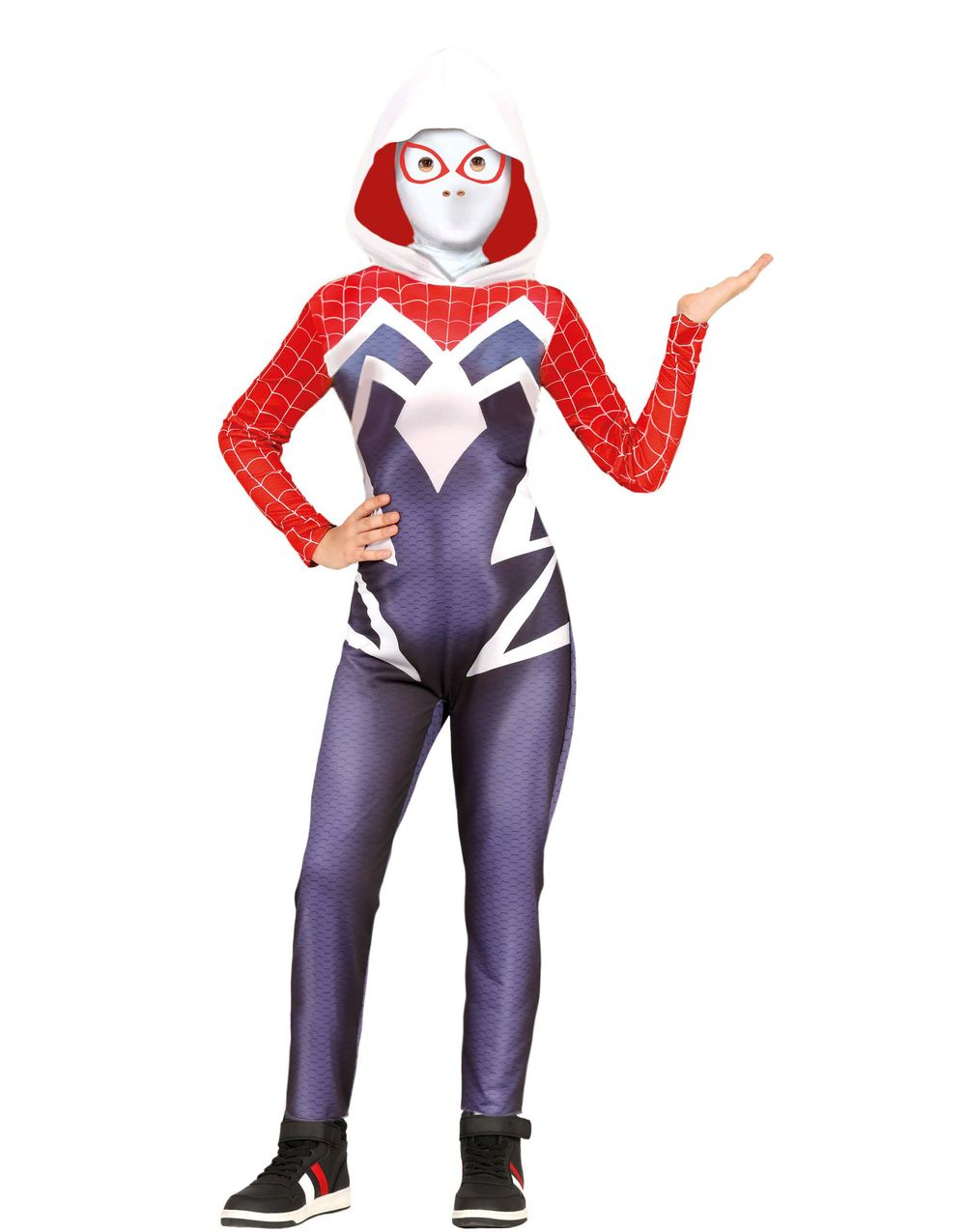 Spider-Gwen Inspirerad Maskeraddräkt till Barn