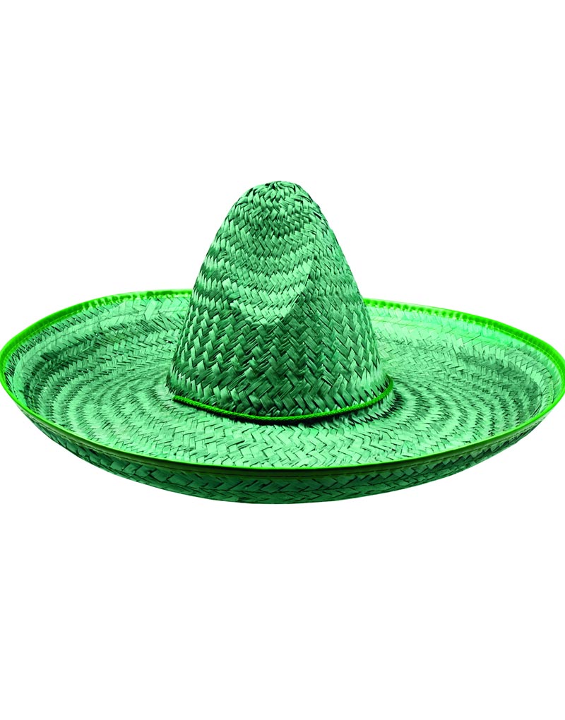Sombrero Stråhatt i Grönt 47 cm