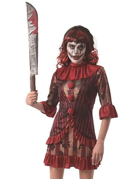 Skräckclown - Clowndräkt för kvinnor