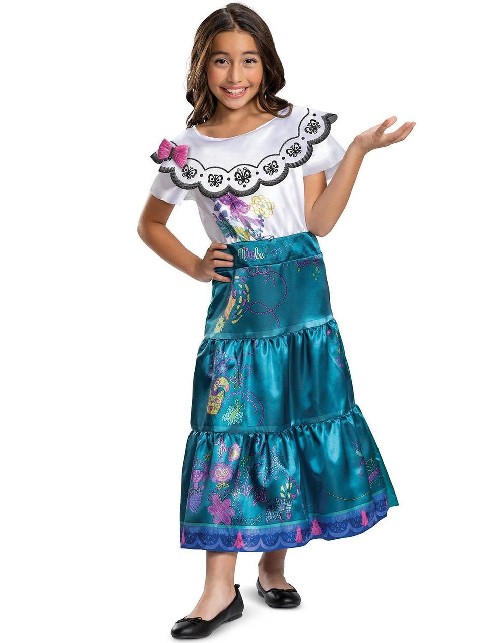 Mirabel - Licensierat Disney Encanto-kostym till Barn