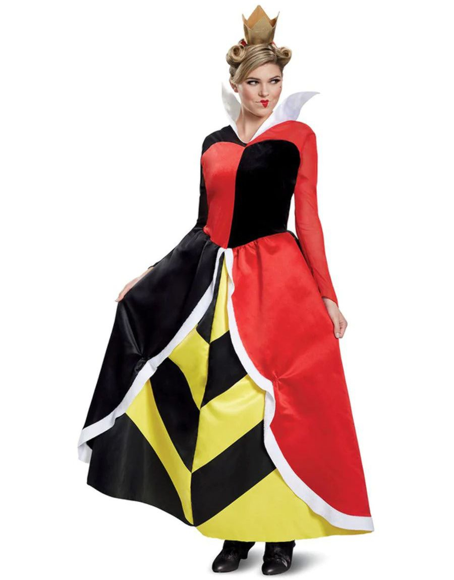 Queen of Hearts - Licensierad Disney-kostym för damer