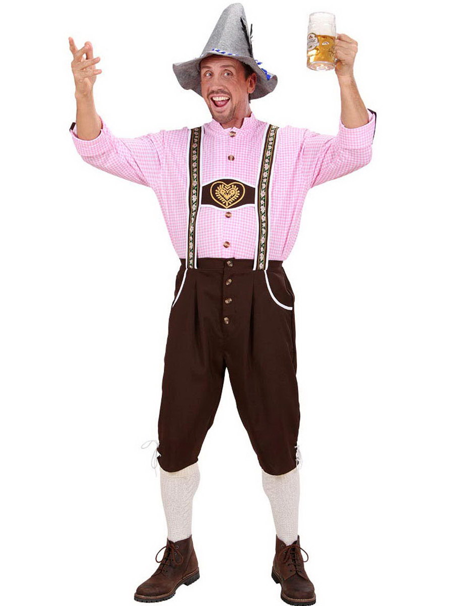 Oktoberfest Tyrolerman - dräkt - Storlek L