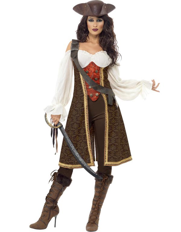 Stilig Piratkostym till Dam