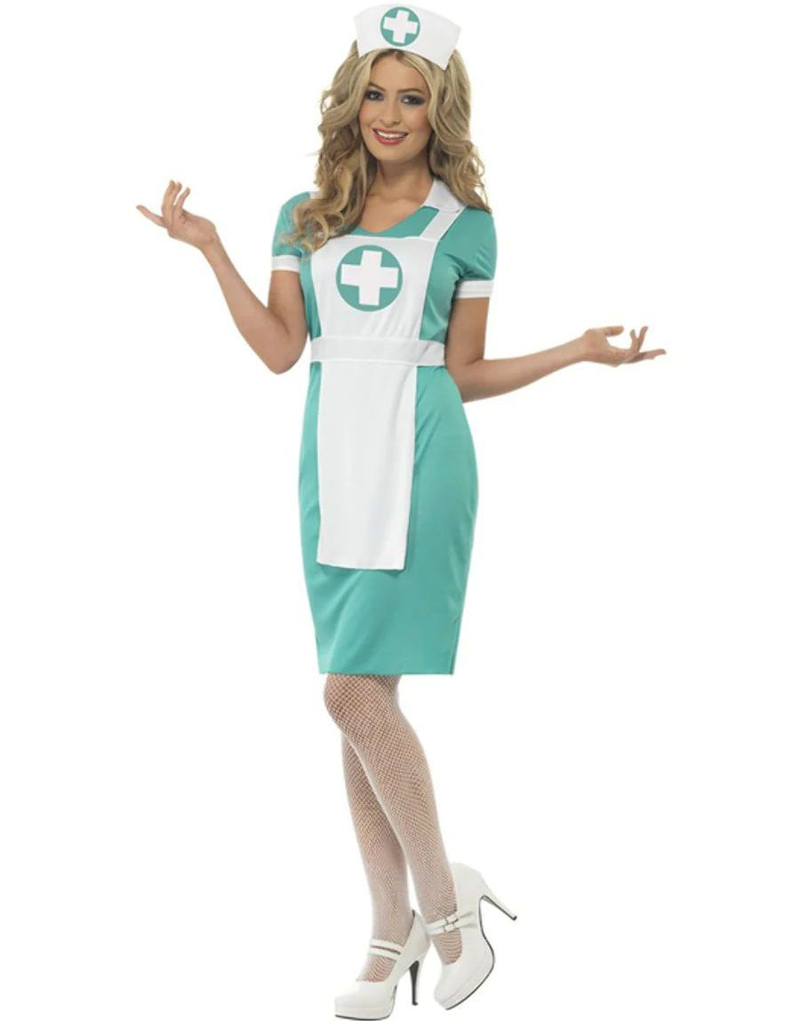 Scrub Nurse - Sjukskötardräkt för Kvinnor