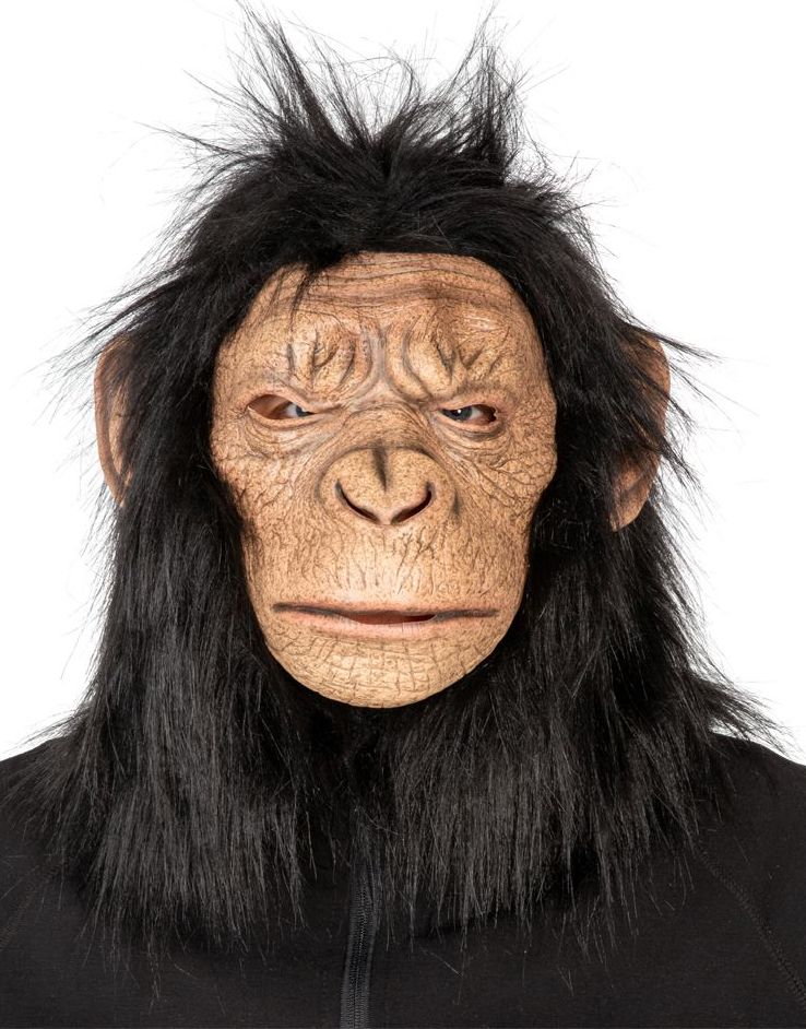 Latexmask Skrämmande Apa