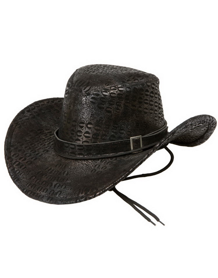 Cowboyhatt med Reptilmönster