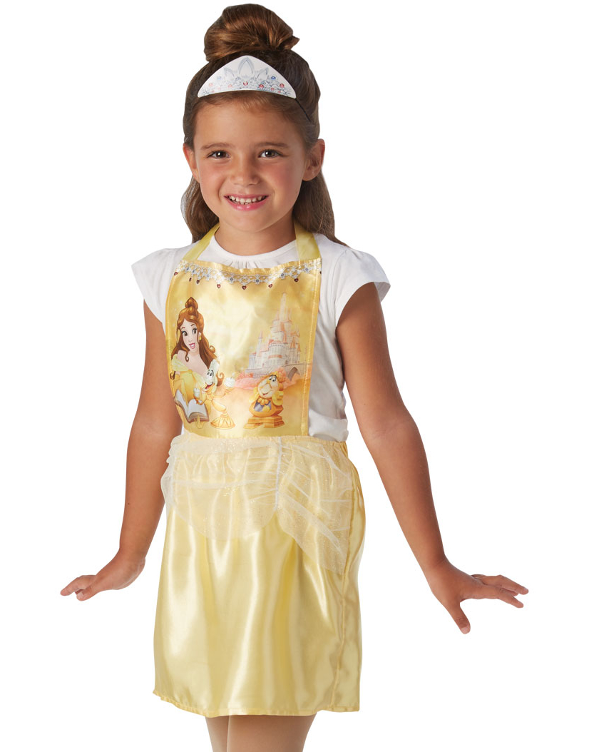 Licensierad Disney Belle Dräkt till Barn - Strl 3-6 ÅR