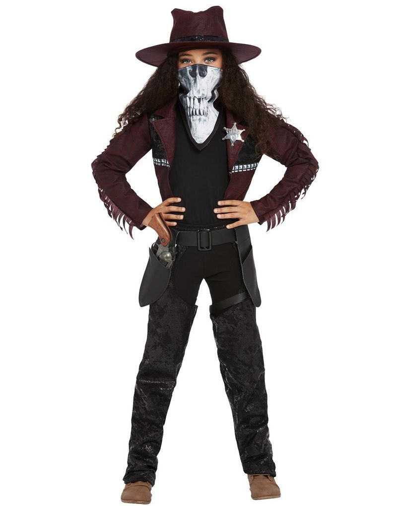 Deluxe Dark Spirit Western Cowboydräkt till Flicka