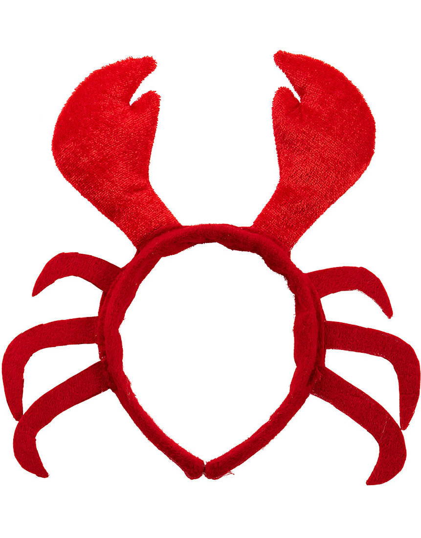 Rött Diadem med Kräftklor - Kräftskiva