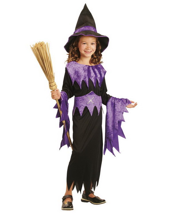 Häxa Flicka Barnkostym
