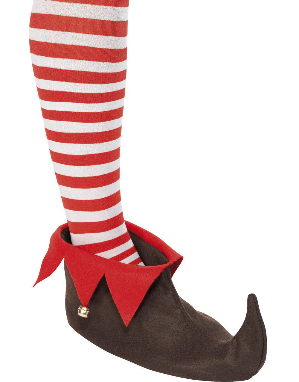 Bruna Kostymskor med Bjällror till Alvkostymer