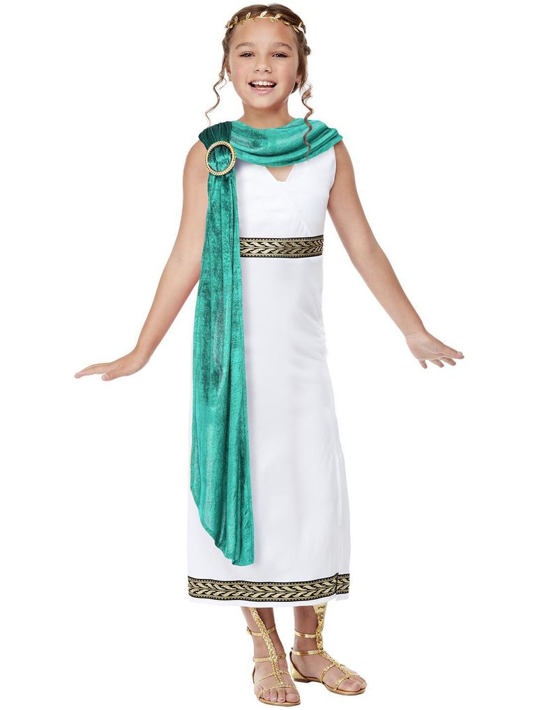 Grekisk Toga Dräkt till Flicka