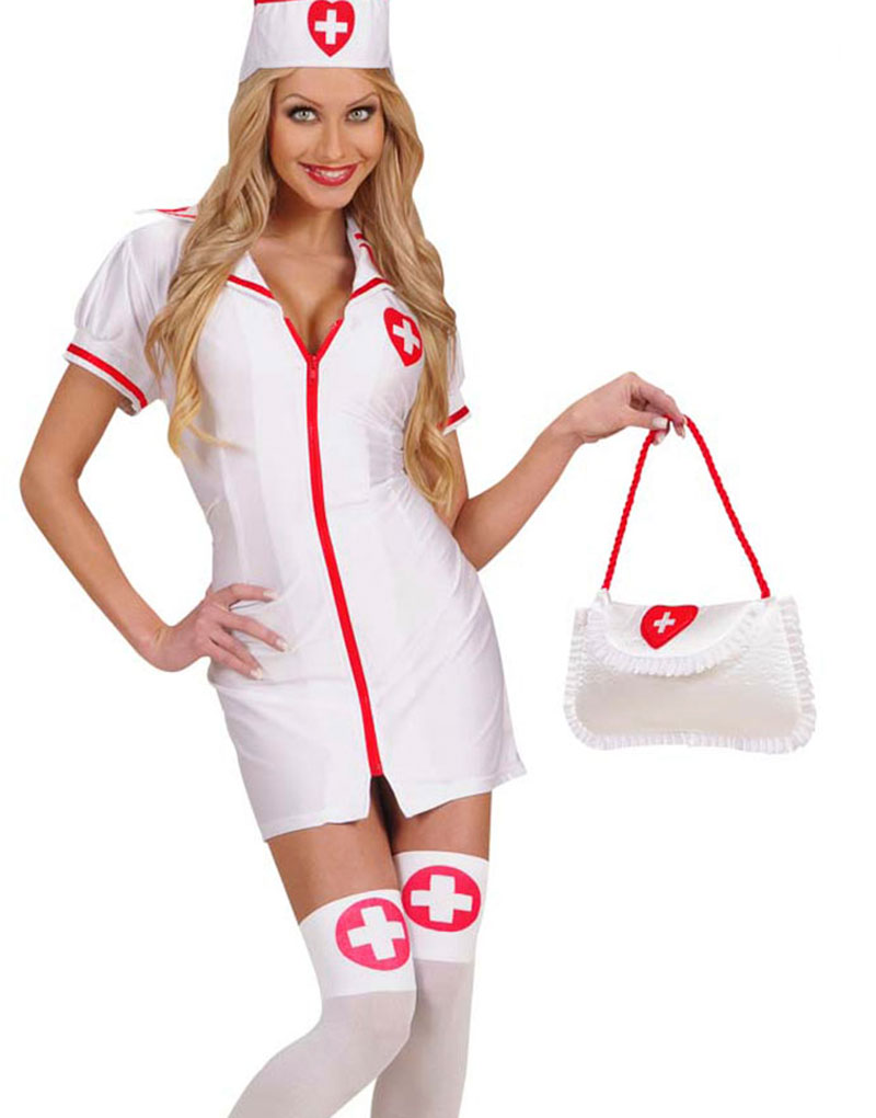 Vit Sjuksköterske Kostymväska