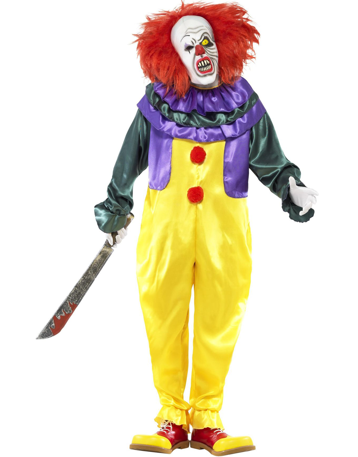 Klassisk Skräckclown - Kostym till Man