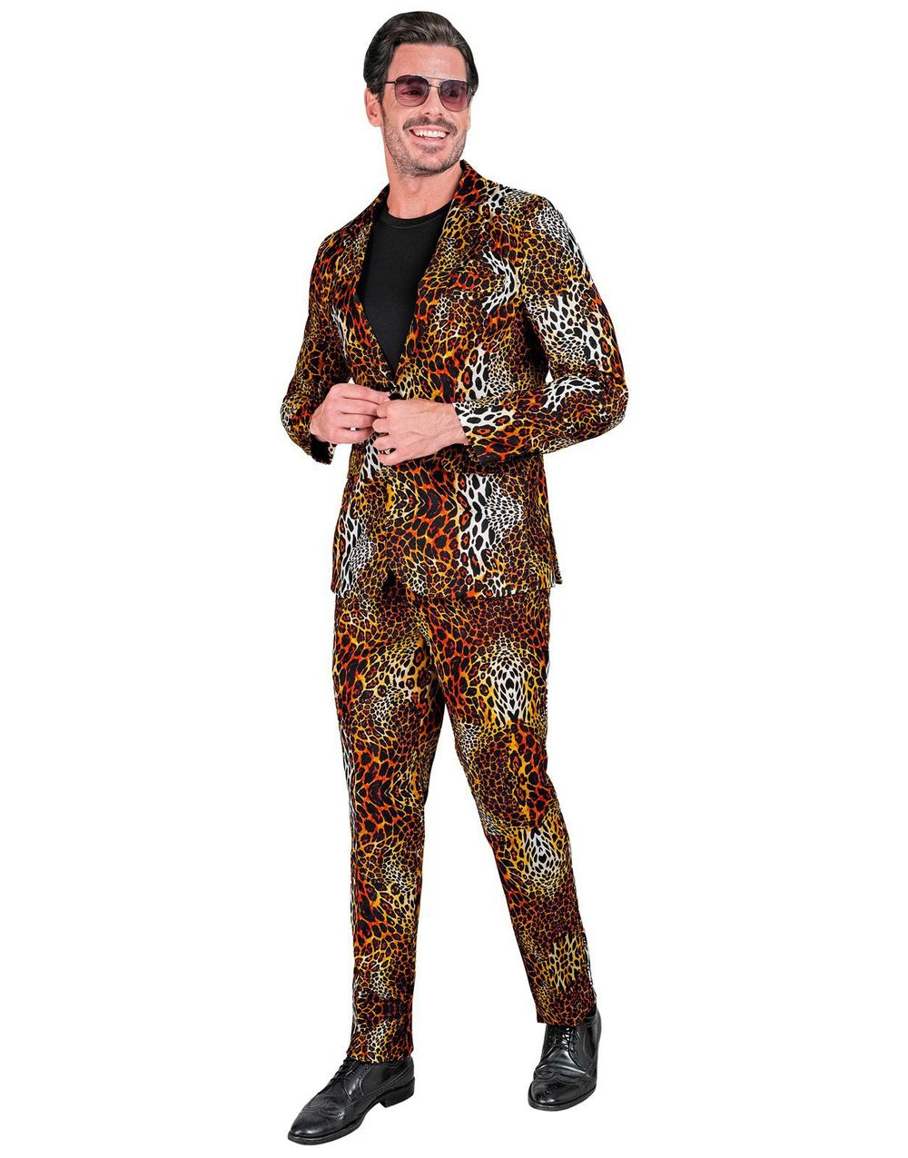 Maskeraddräkt med Leopardmönster Till Man