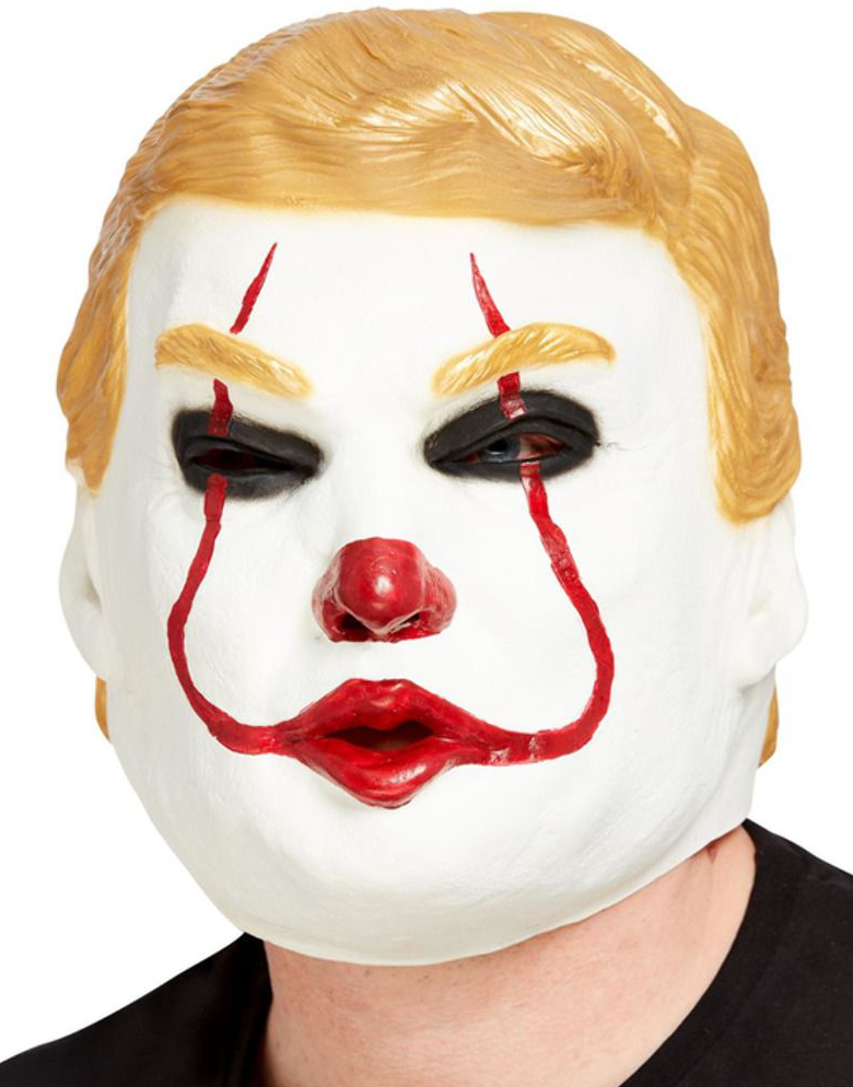 Donald Trump Inspirerad Clownmask i Latex