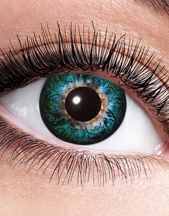 Gröna Circles Färglinser