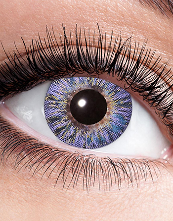 Ljuslila Natural Färglinser