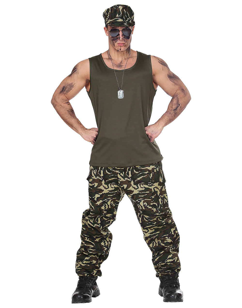 Mr. Soldier - Militär Maskeraddräkt