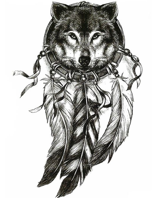 Wolf Dreamcatcher