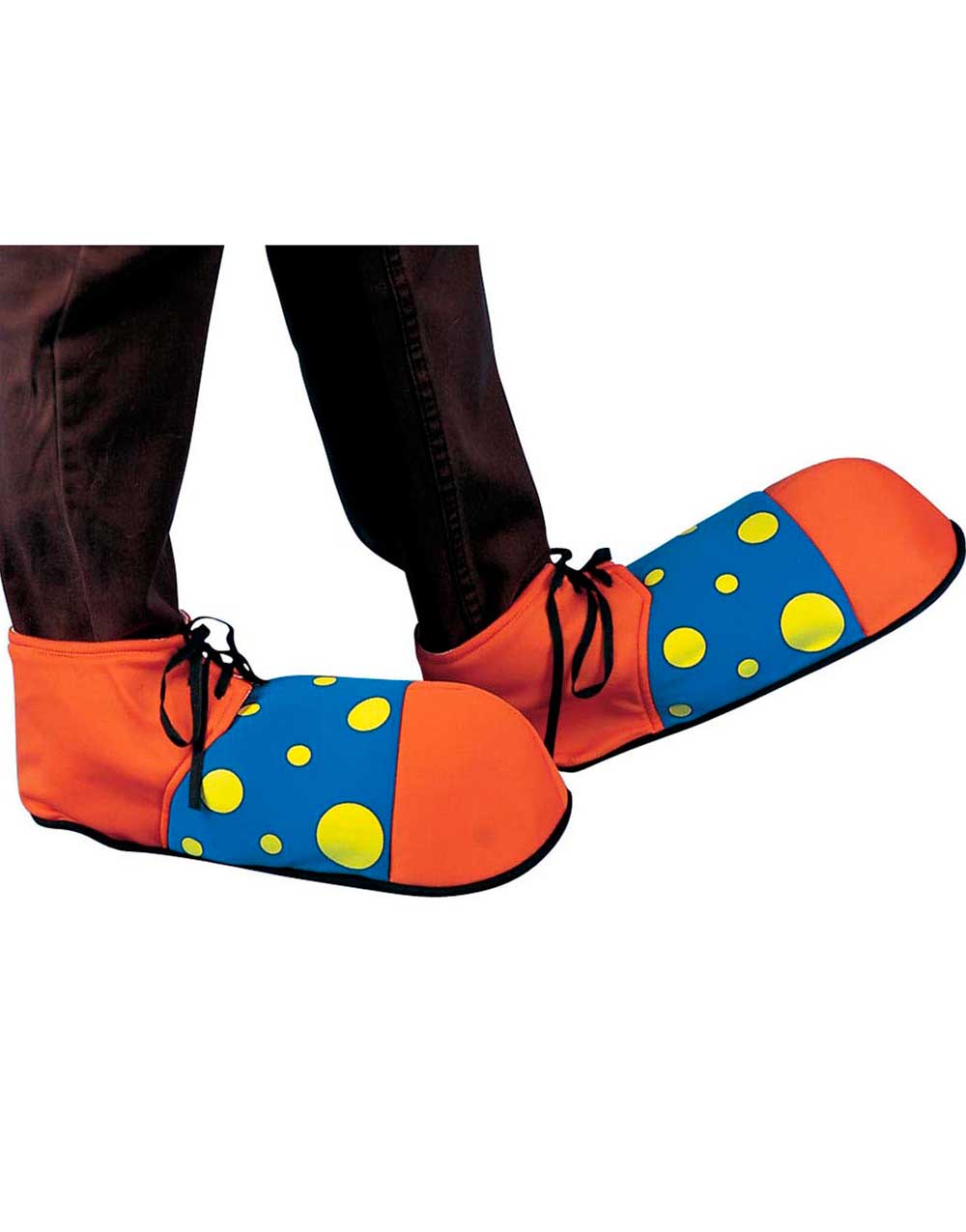 Skoöverdrag till clownkostym - Orange/Blå