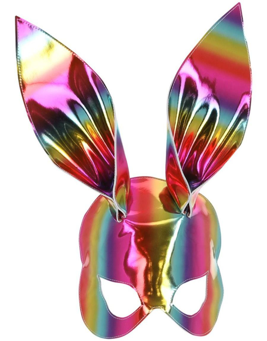 Regnbågsfärgad Bunnymask
