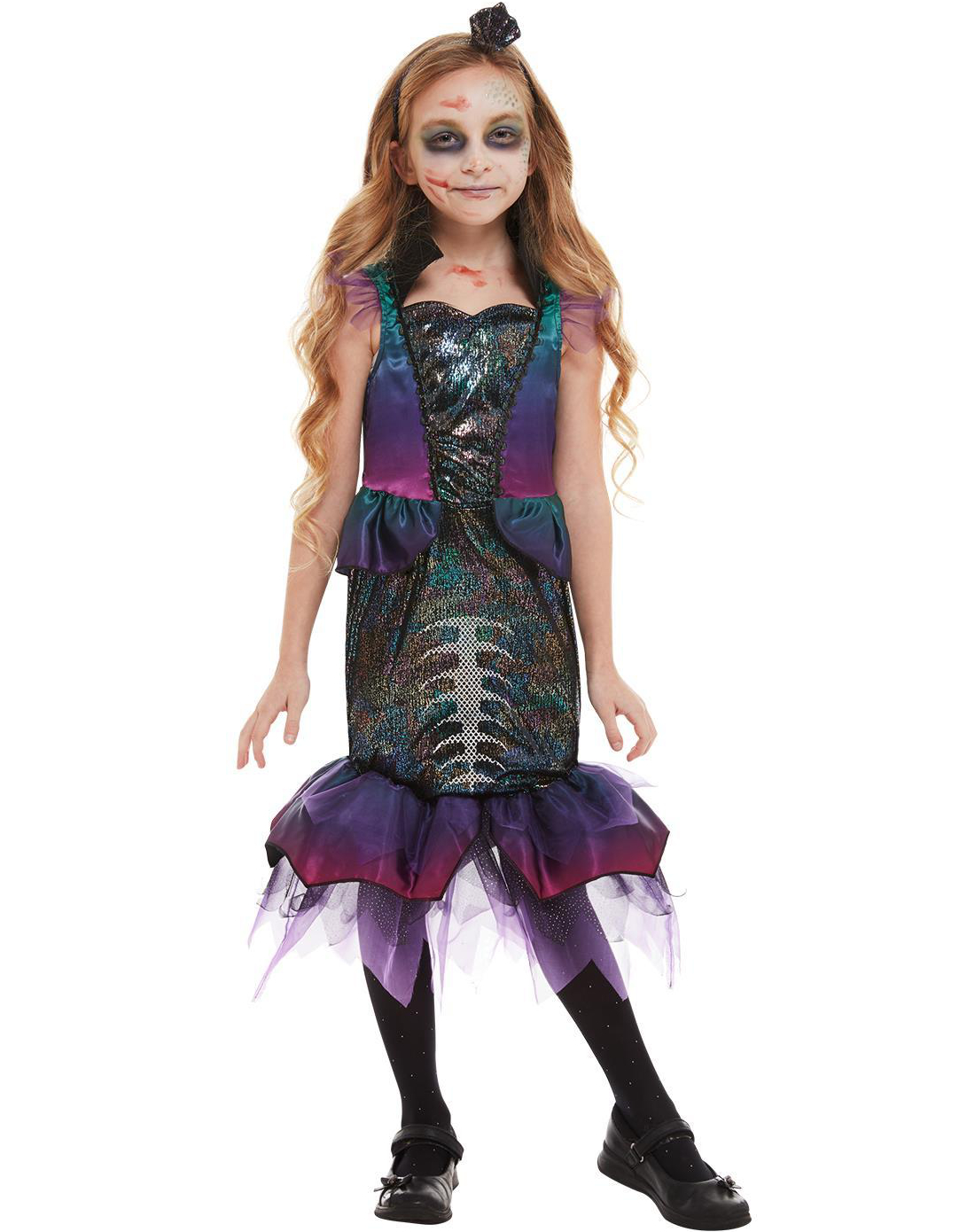 Dark Mermaid - Sjöjungfrudräkt till Barn