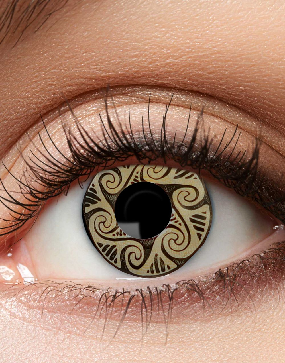 Gold Swirls - Guldfärgade FX Linser